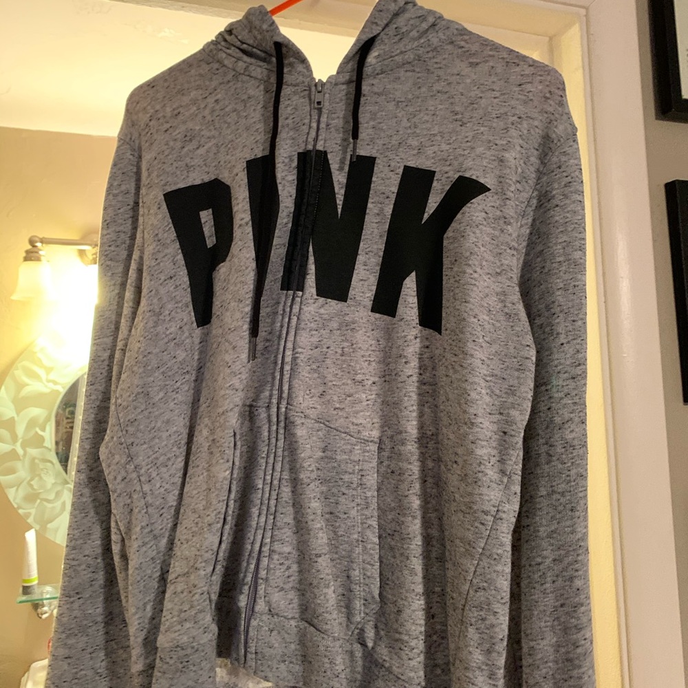Grey pink jacket